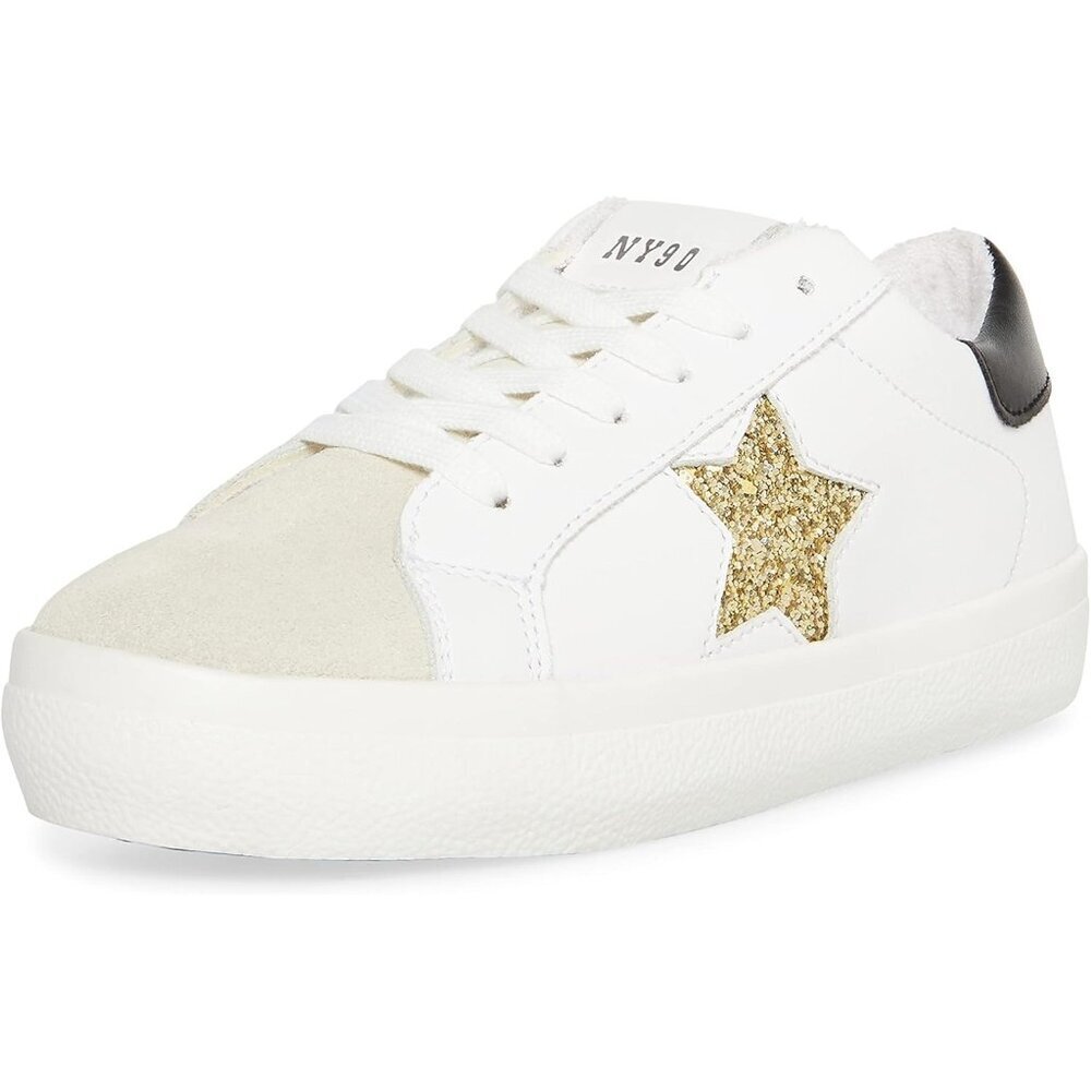 Women's White Starling Sneaker Synthetic material lace-up sneaker